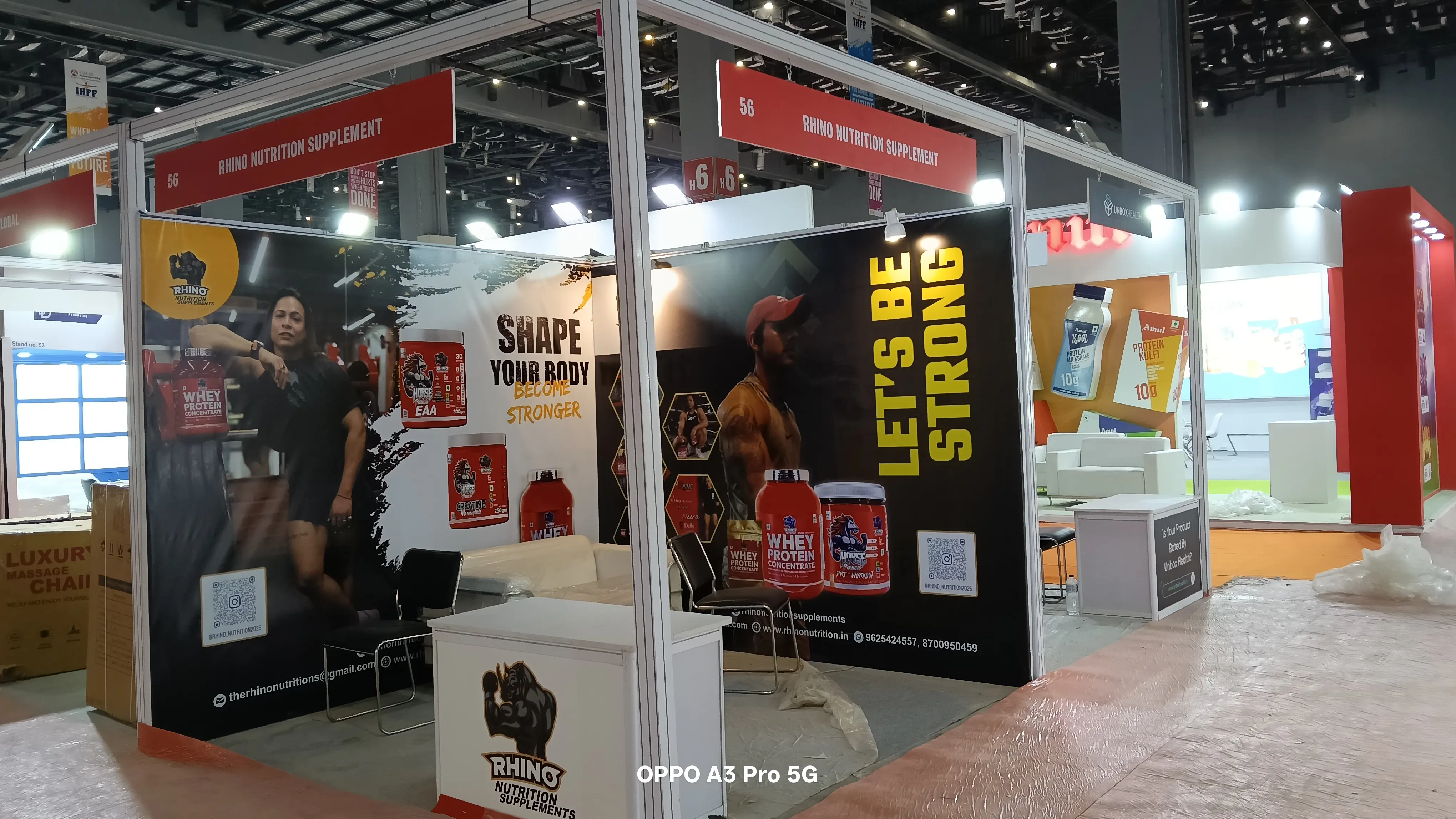 Nutrition Supplements Exhibition Stand